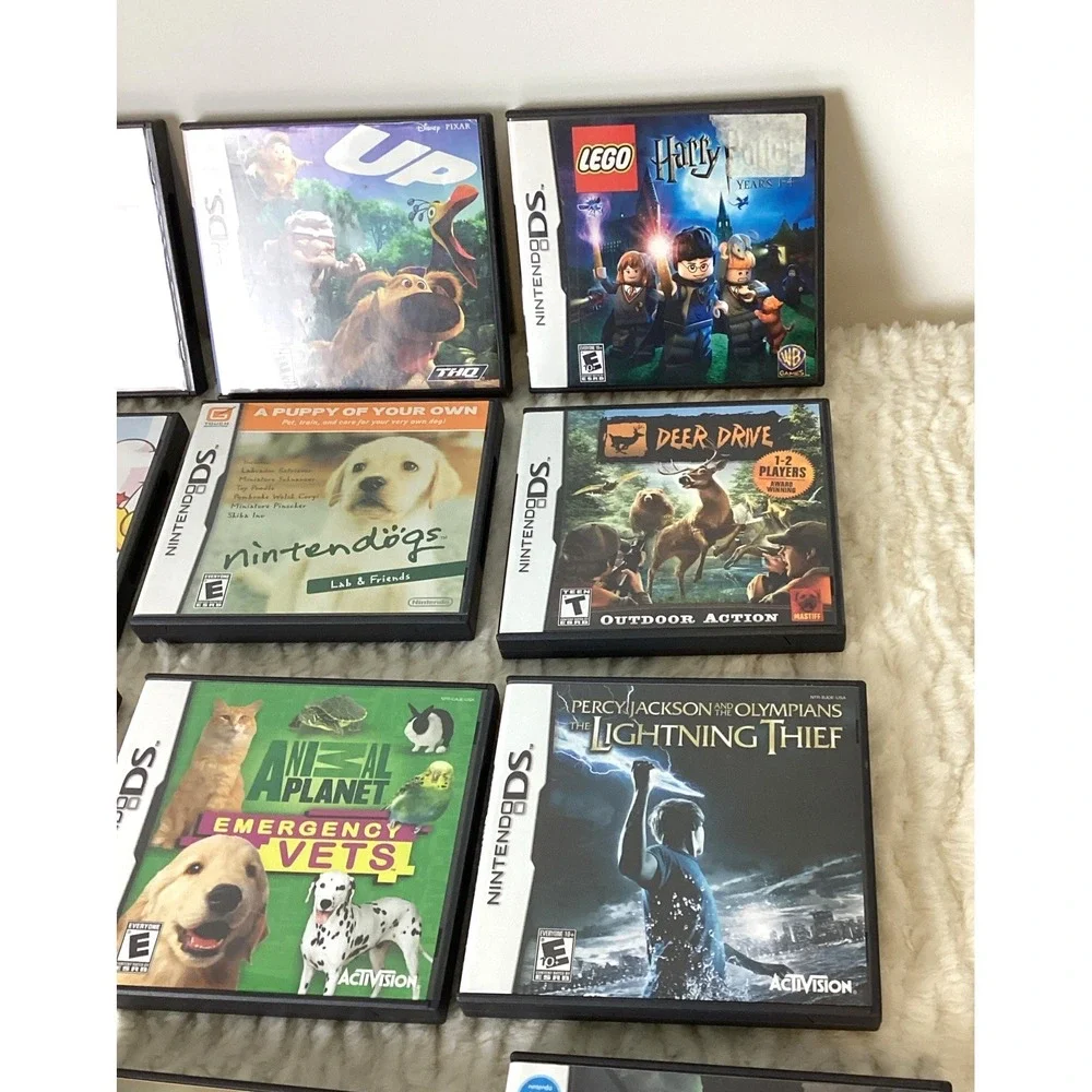 Lot of 14 NINTENDO DS Cases & Manuals Only - NO GAMES Lego Duty Dogs Star Wars +
